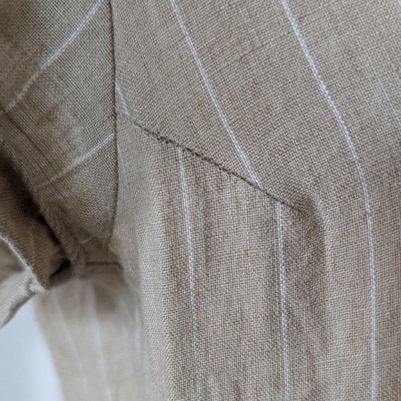 Pyne & Smith no. 16 in Creme Pinstripe, size Small - Picture 4 of 8